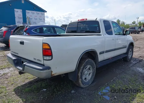 2000 Toyota Tundra Sr5 V8 из США, поврежденный, VIN 5TBBT4412YS110429